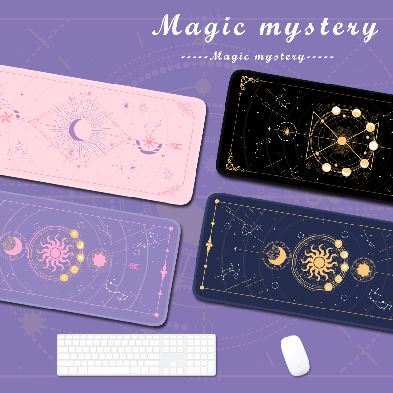 Gaming Accessories For Desk - Magia lua estrela roxo extra grande