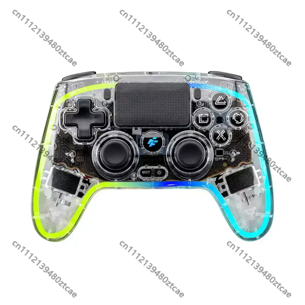 Gaming Hardware And Accessories - Controlador de jogo sem fio transparente,