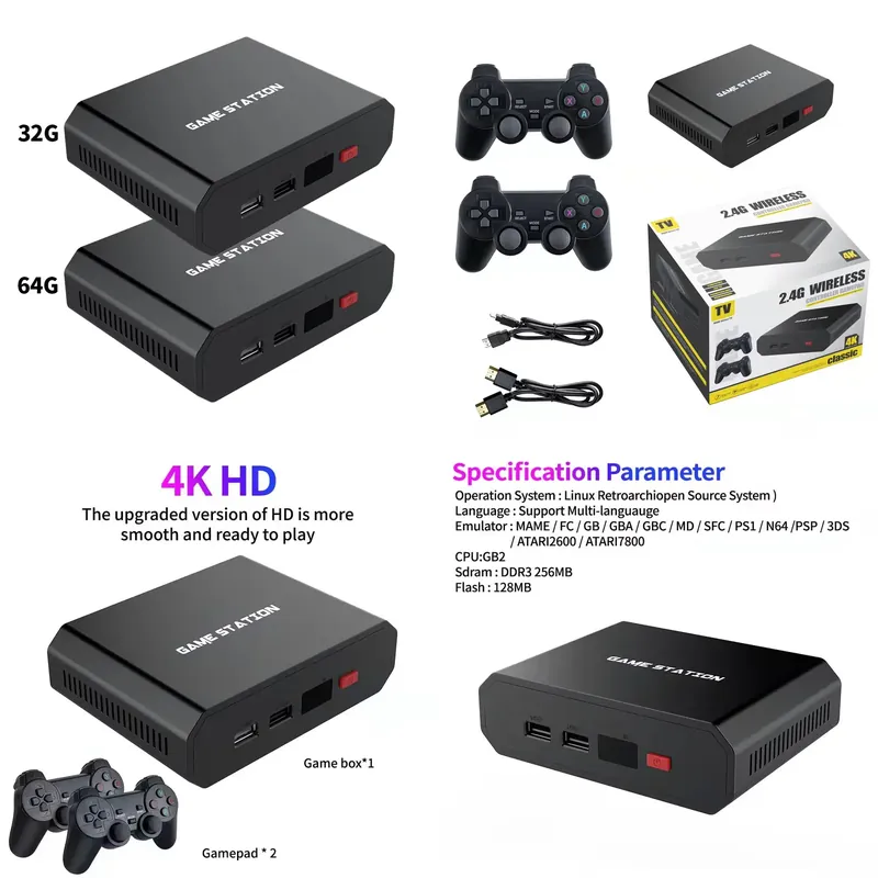 Video Gaming Accessories - Console de Videogame M8plus HD com