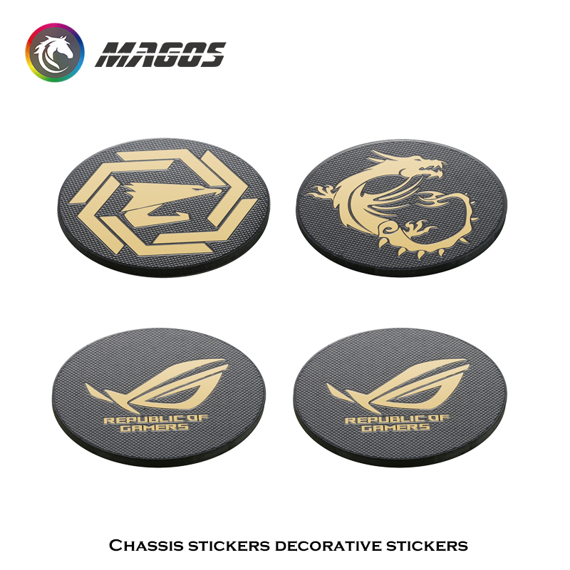 Video Gaming Accessories - Adesivo de metal para ventilador de
