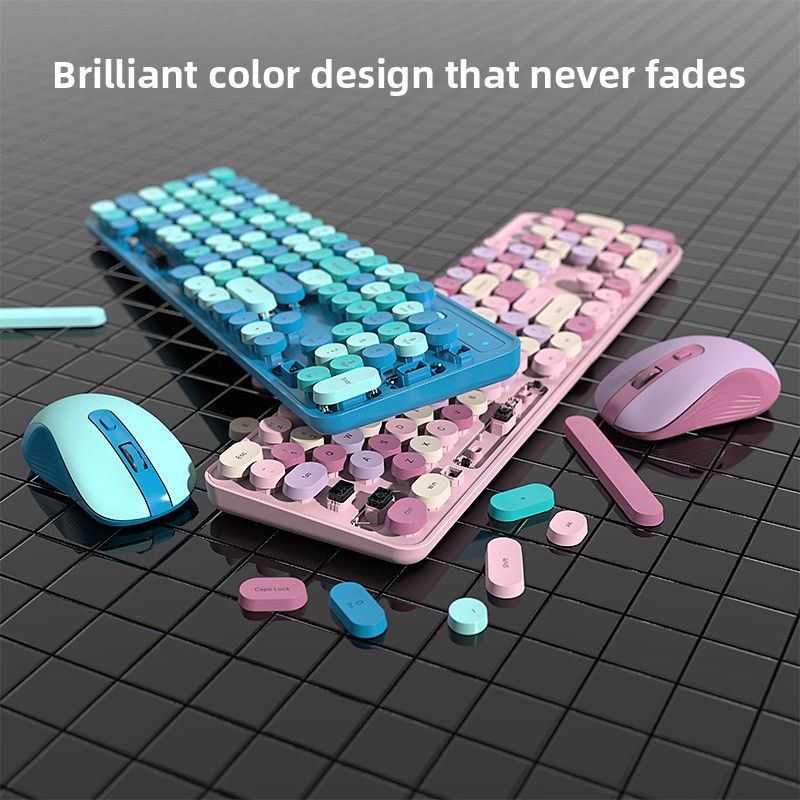 Gaming Accessories Uk - Conjunto de Teclado e Mouse Sem