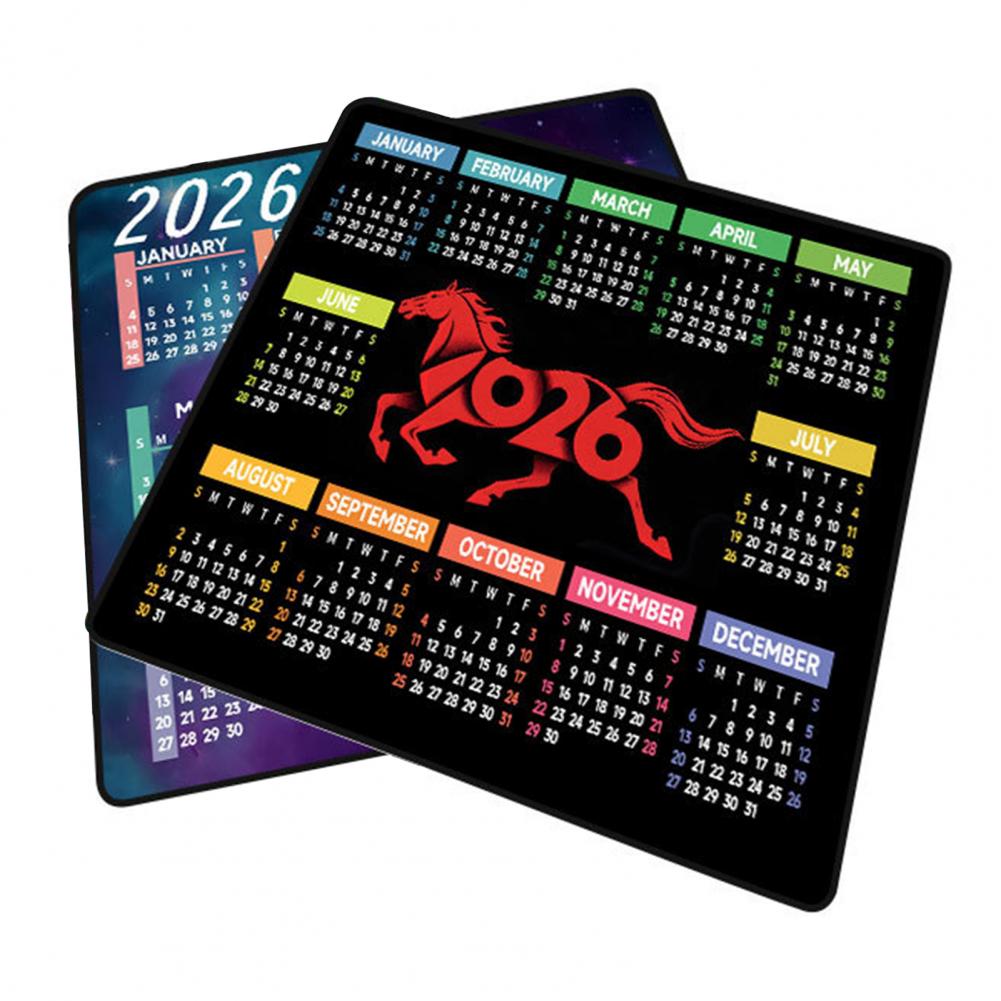 Gaming Accessories For Desk - 2026 calendário mouse pad à prova