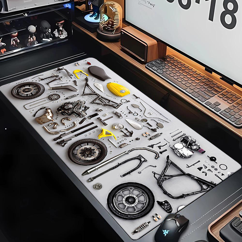 Gaming Accessories For Desk - Diagrama de Desmontagem do Mouse Pad