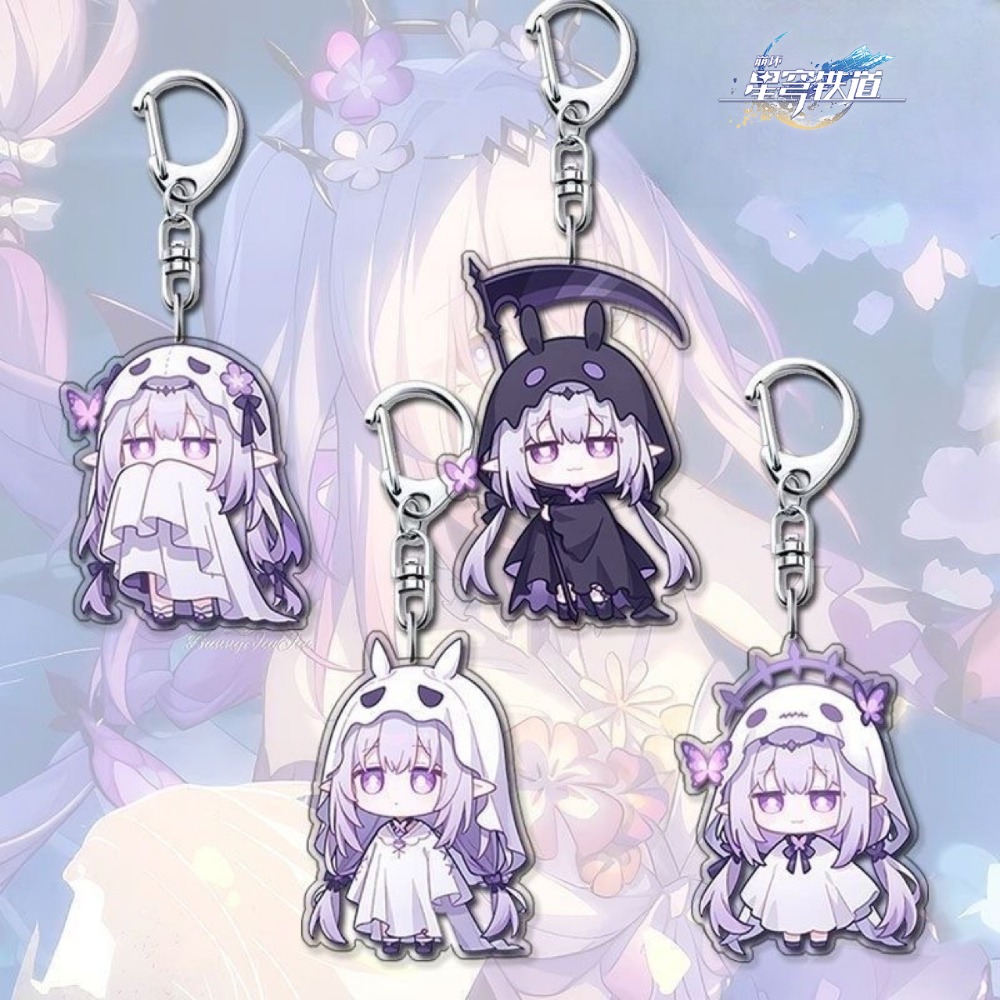 Gaming Accessories Bag - Chaveiro Estilo Chibi do Anime Honkai
