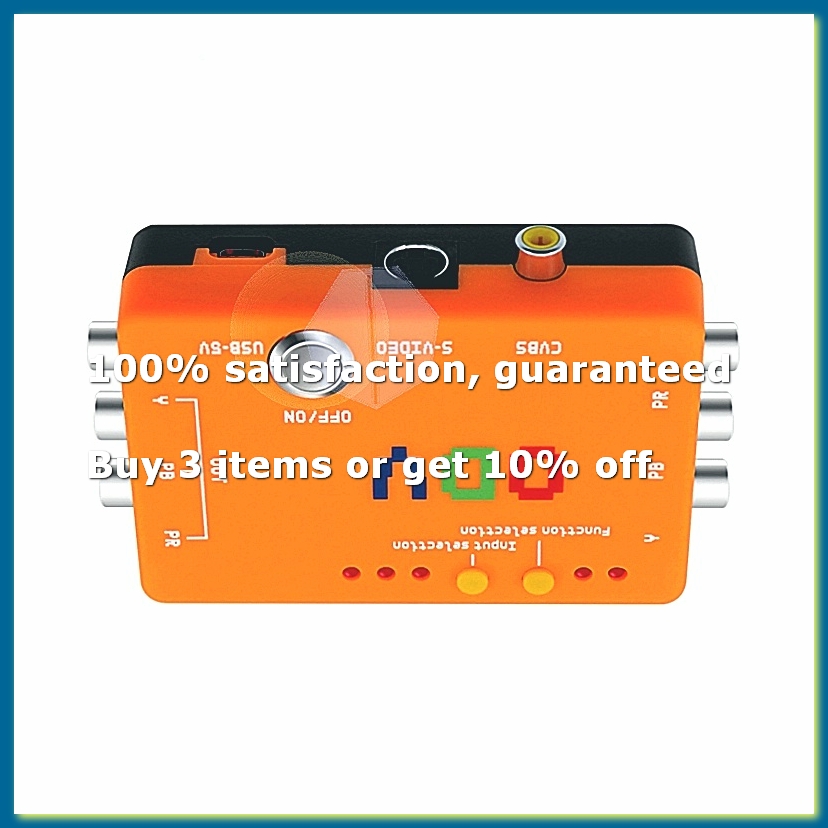 Gaming Hardware And Accessories - Adaptador Conversor de Componente/CVBS/S-Video para Componente