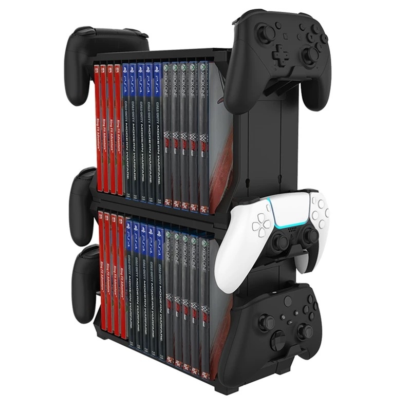 Gaming Accessories Rack - Suporte para Armazenamento de Jogos com