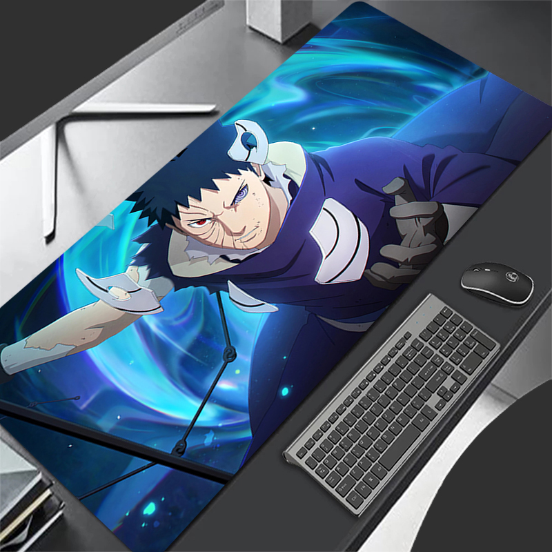 Gaming Accessories For Desk - Mouse Pad Grande Anime Naruto Obito