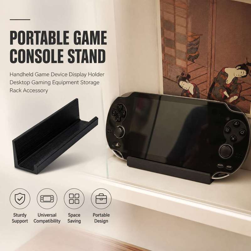 Gaming Accessories Rack - Suporte para console de jogos portátil,