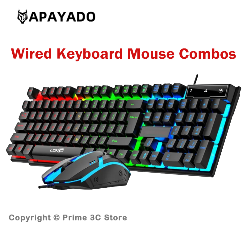 Gaming Accessories Uk - Conjunto de Teclado e Mouse com