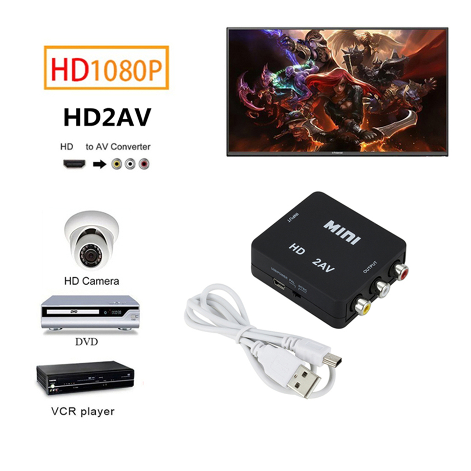 Conversor de Sinal HDTV RCA AV - Video Gaming Accessories avaliação e preço