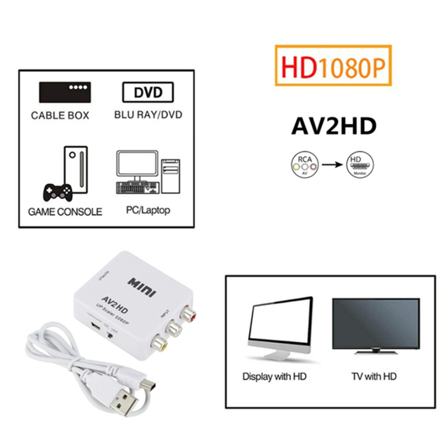 Conversor de Sinal HDTV RCA AV - Video Gaming Accessories avaliação e preço