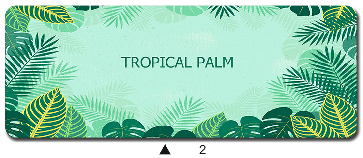 Planta tropical mouse pad game - Gaming Accessories Best avaliação e preço