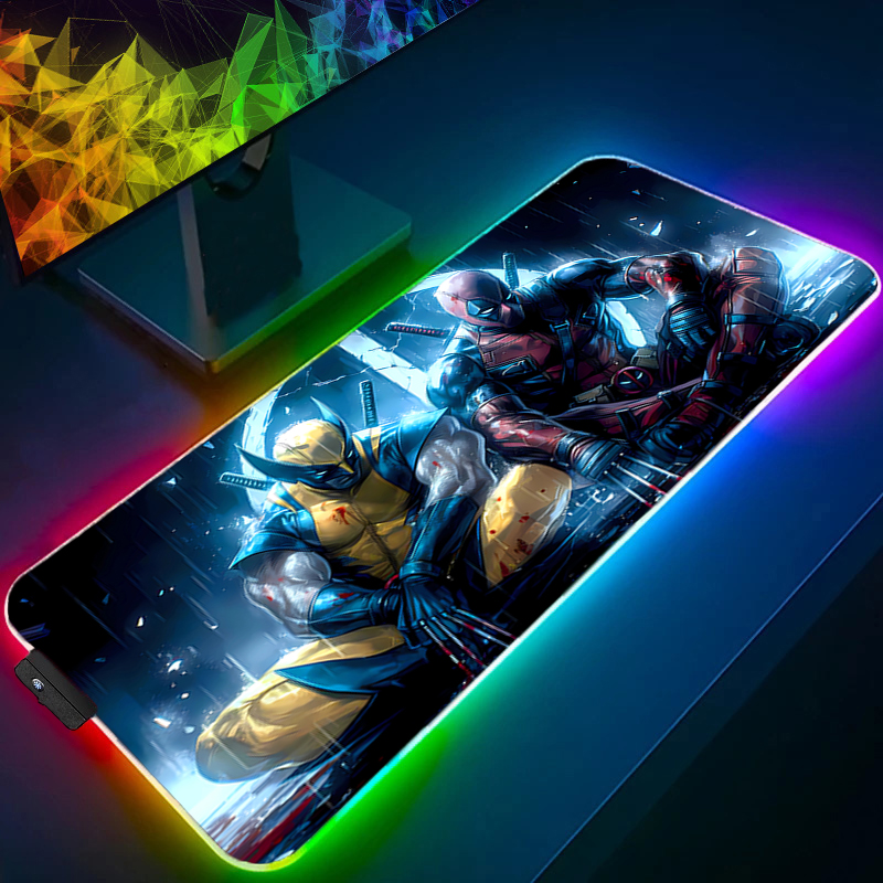 Led mouse pad jogos backlight  - Gaming Accessories Stand avaliação e preço