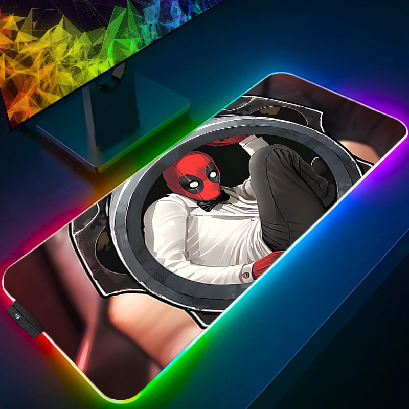 Led mouse pad jogos backlight  - Gaming Accessories Stand avaliação e preço