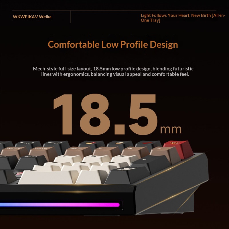 Teclado Mecânico Sem Fio Weika - Gaming Accessories Uk avaliação e preço