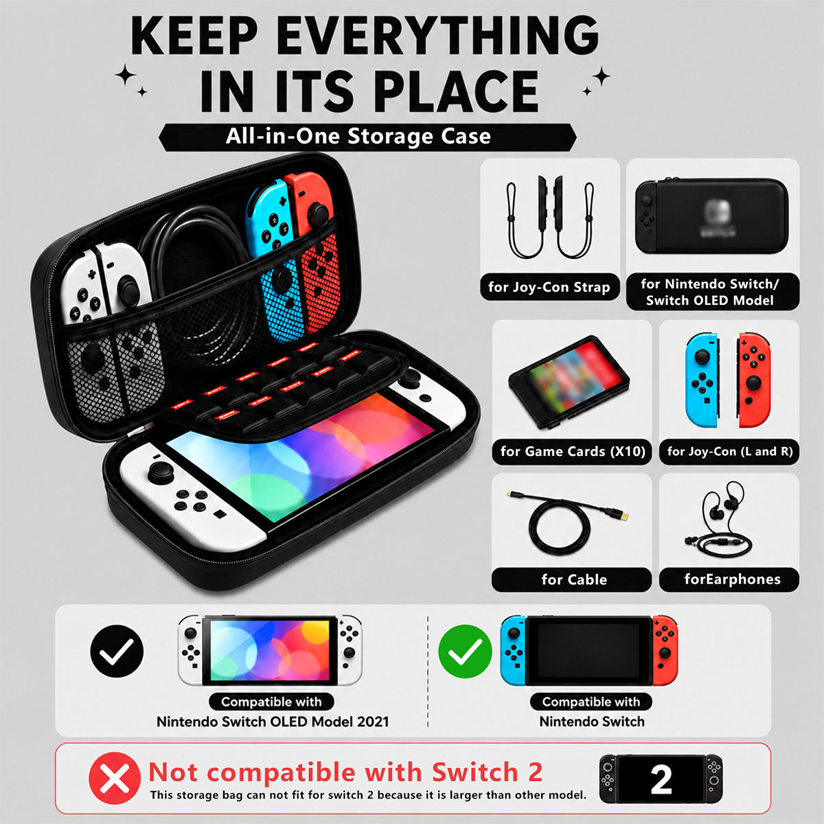 Estojo de Transporte Portátil  - Gaming Accessories Bag avaliação e preço