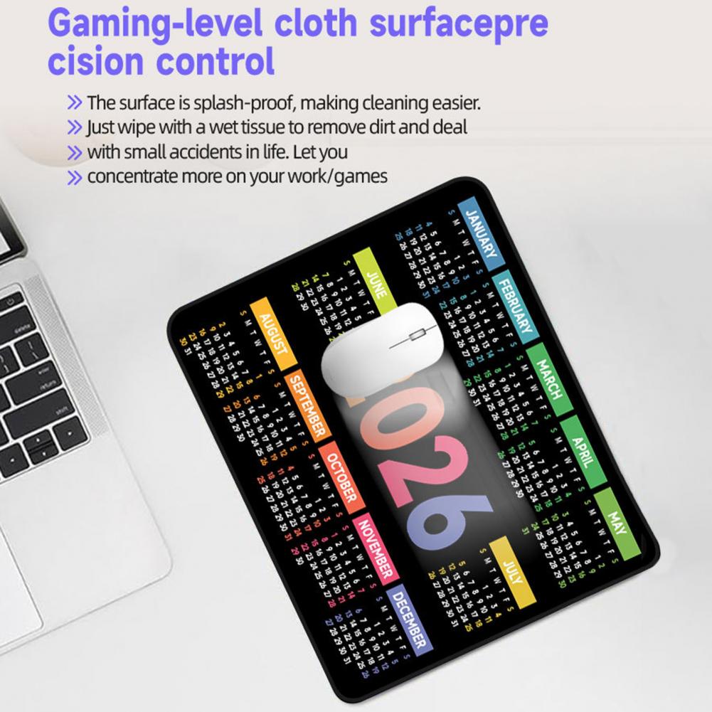 2026 calendário mouse pad à pr - Gaming Accessories For Desk avaliação e preço