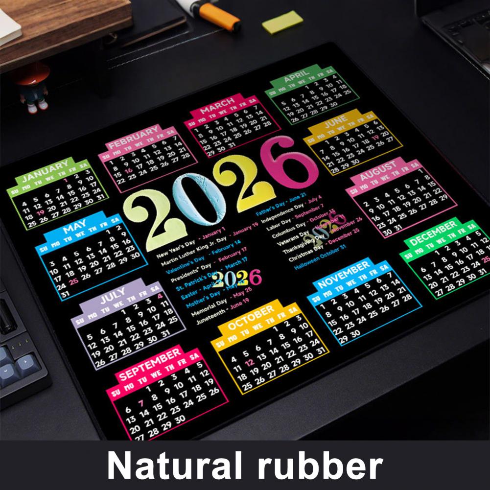2026 calendário mouse pad à pr - Gaming Accessories For Desk avaliação e preço