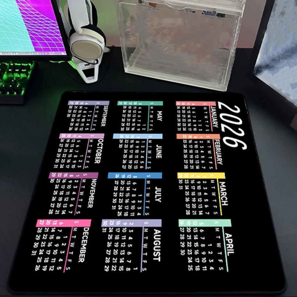 2026 calendário mouse pad à pr - Gaming Accessories For Desk avaliação e preço