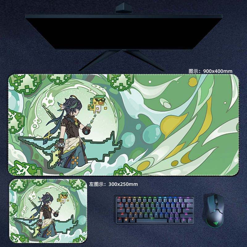 Anime genshin impacto mouse pa - Gaming Accessories For Desk avaliação e preço