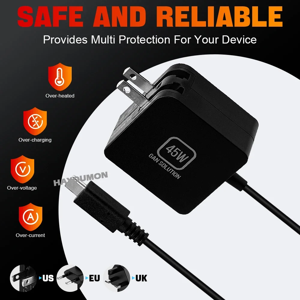 Carregador Rápido AC de 45W co - Gaming Accessories Uk avaliação e preço