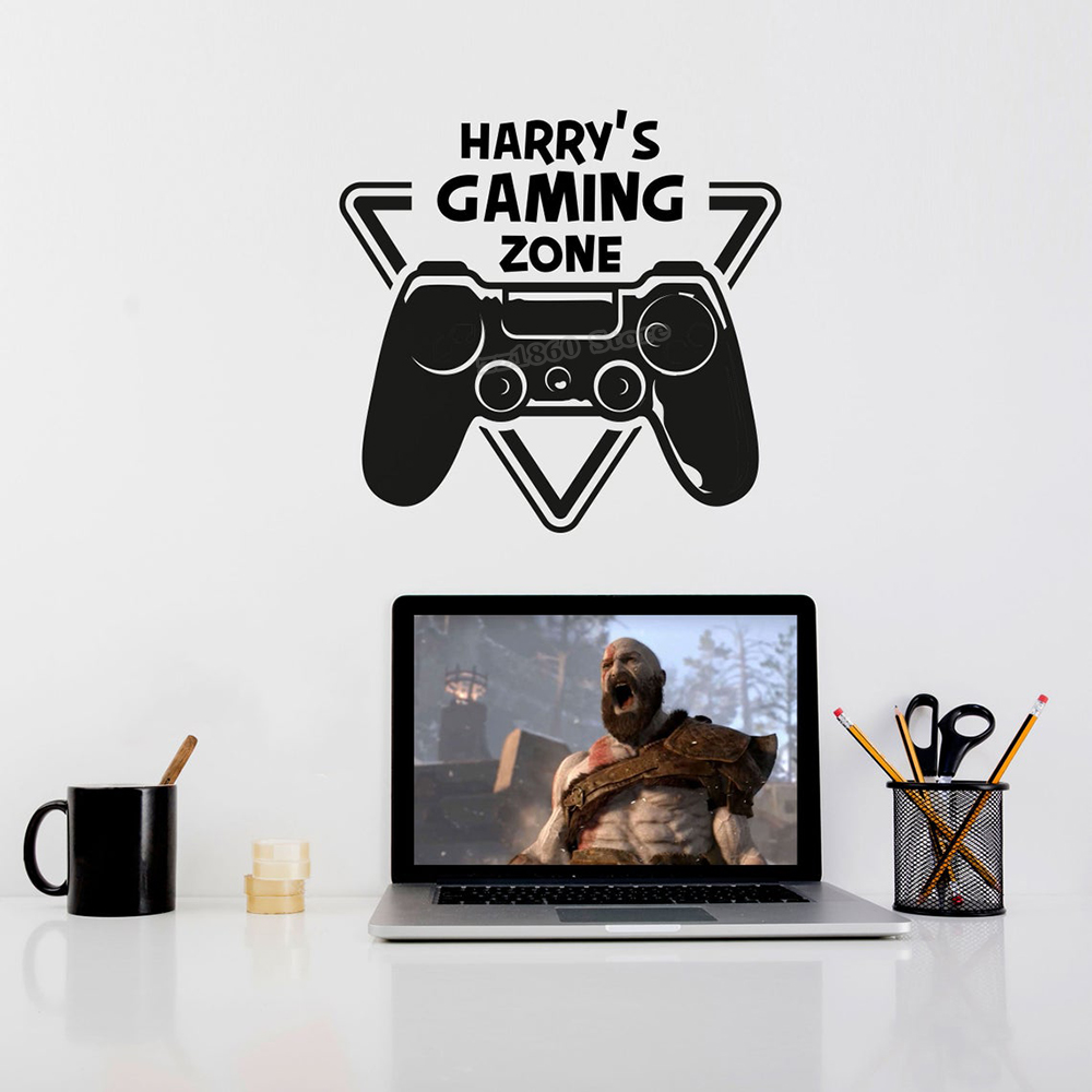 Nome personalizado zona de jog - Gaming Accessories Wall avaliação e preço