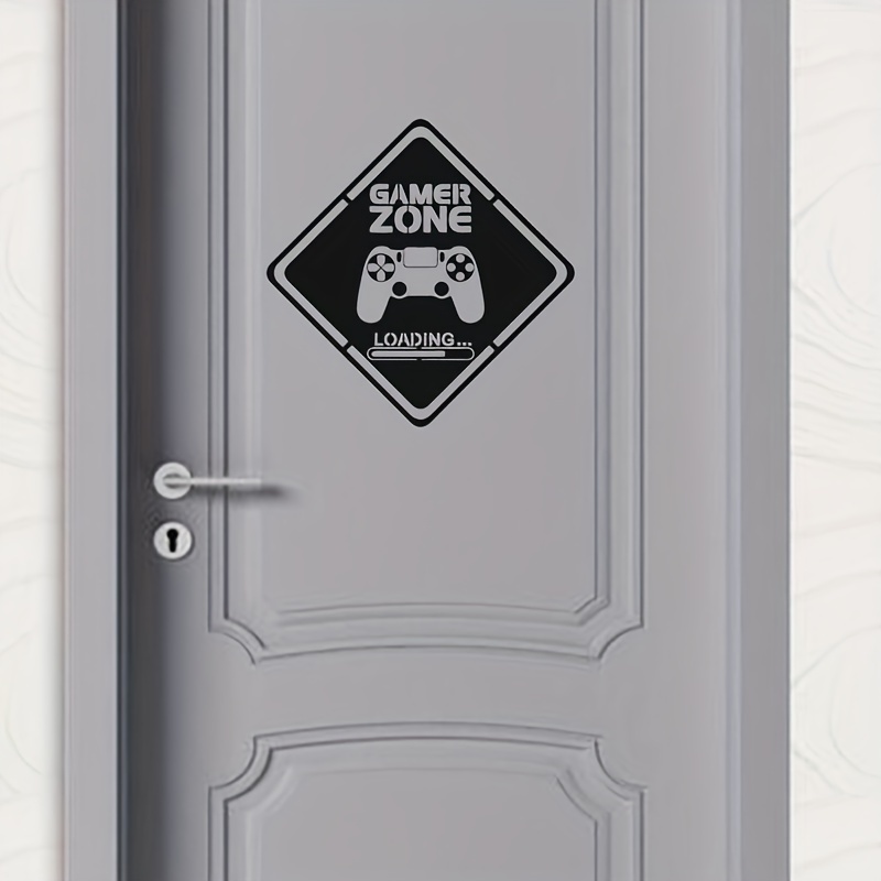1pc zona gamer porta decalque  - Gaming Accessories Wall avaliação e preço