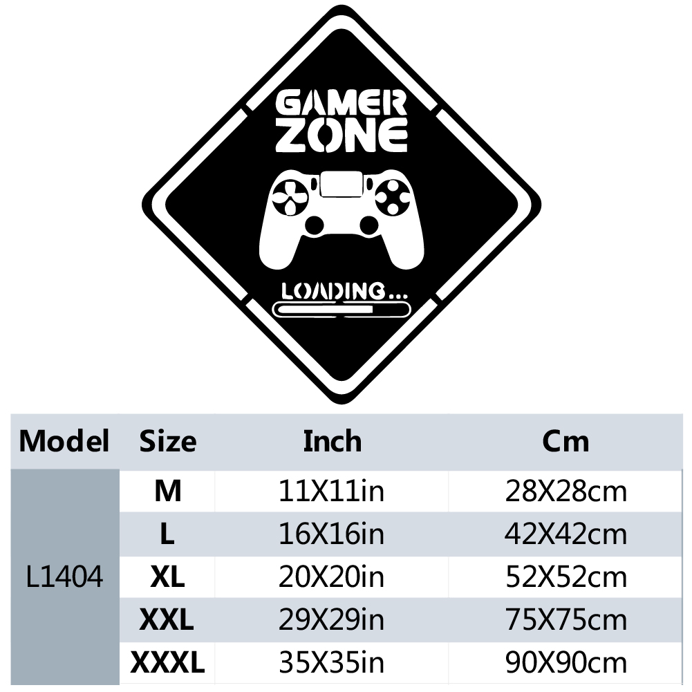 1pc zona gamer porta decalque  - Gaming Accessories Wall avaliação e preço