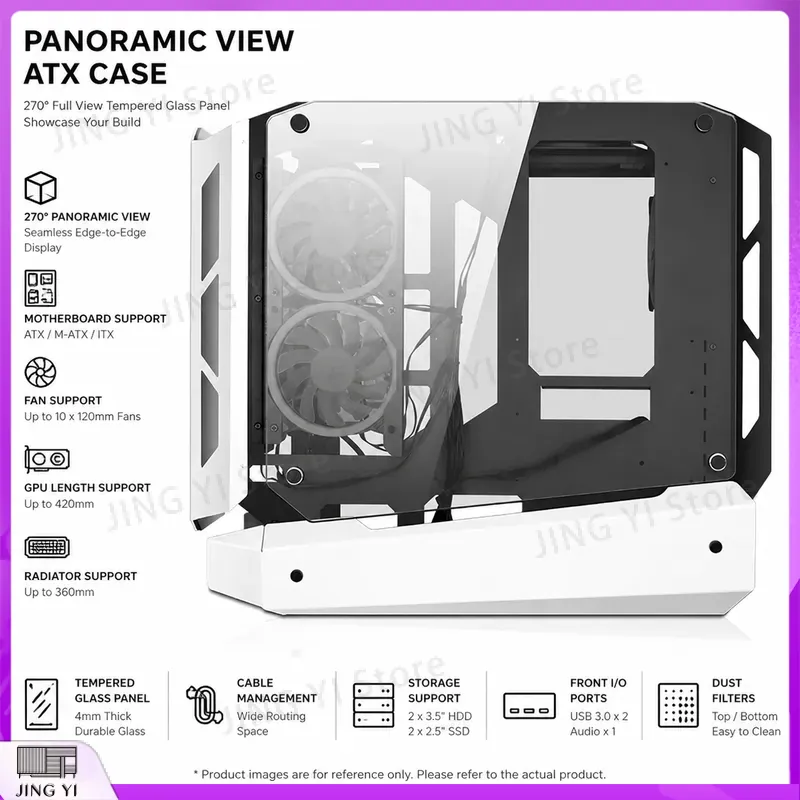 Gabinete Gamer mATX para PC De - Gaming Hardware And Accessories avaliação e preço