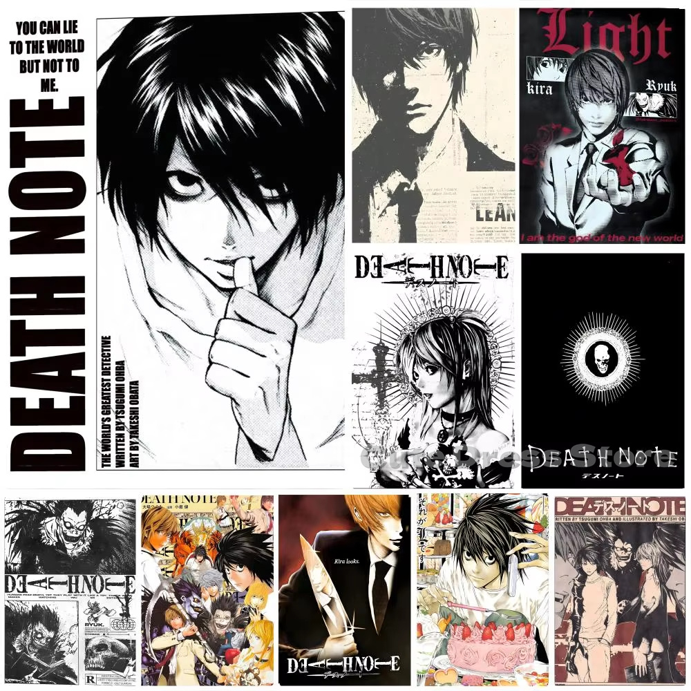 Pôster de Anime Death Note em  - Gaming Accessories Wall avaliação e preço