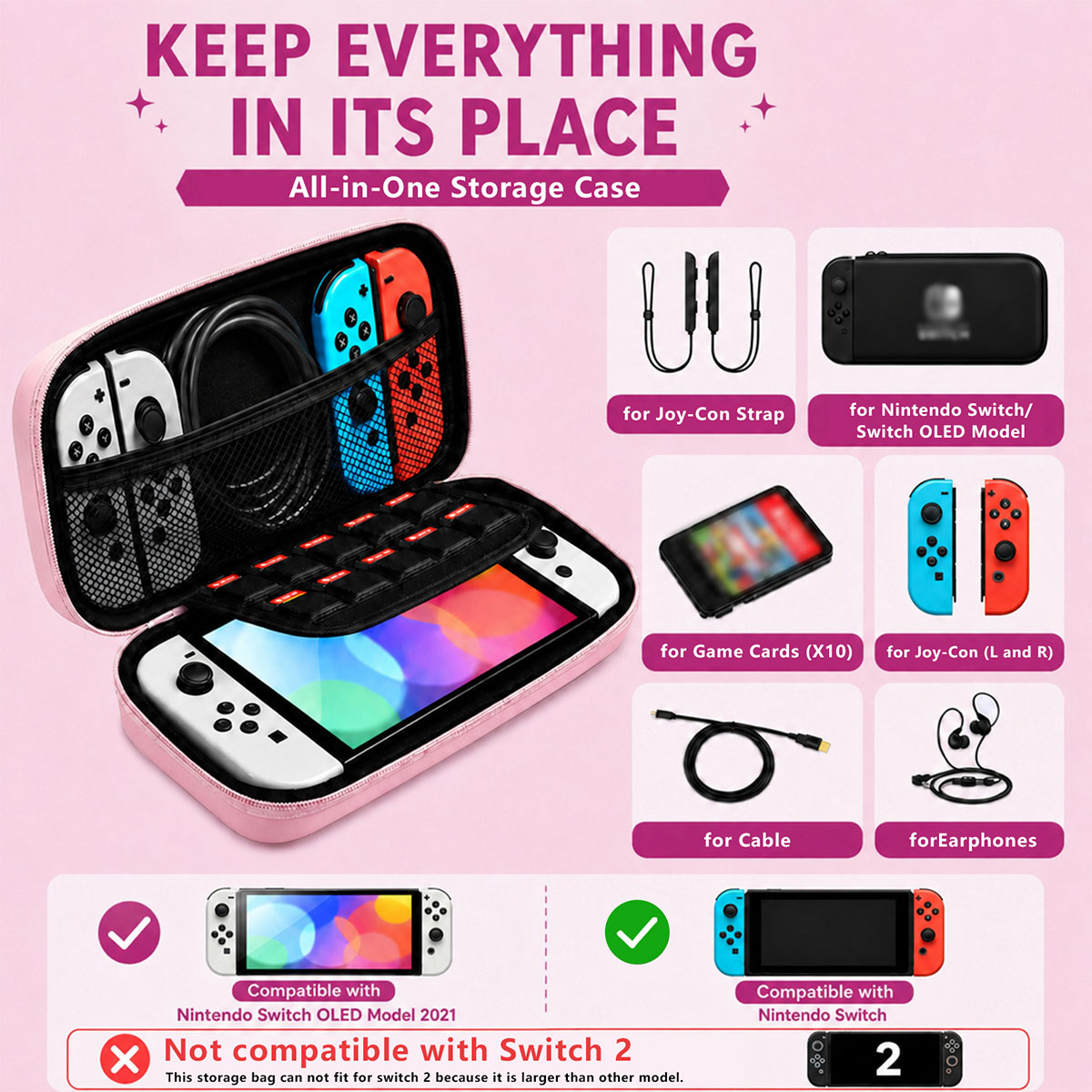 Bolsa de Armazenamento Rígida  - Gaming Accessories Bag avaliação e preço