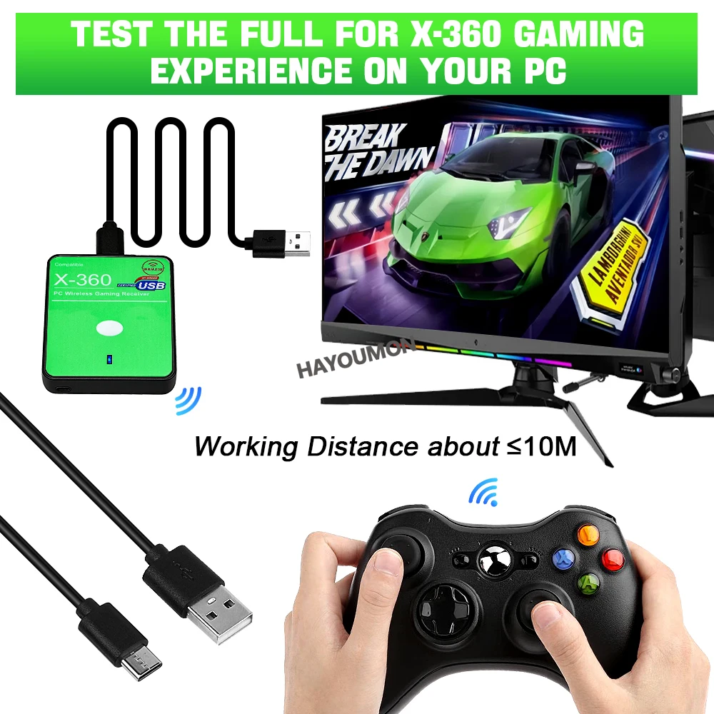 Adaptador USB Receptor de Jogo - Play Gaming Accessories Xbox Controller avaliação e preço