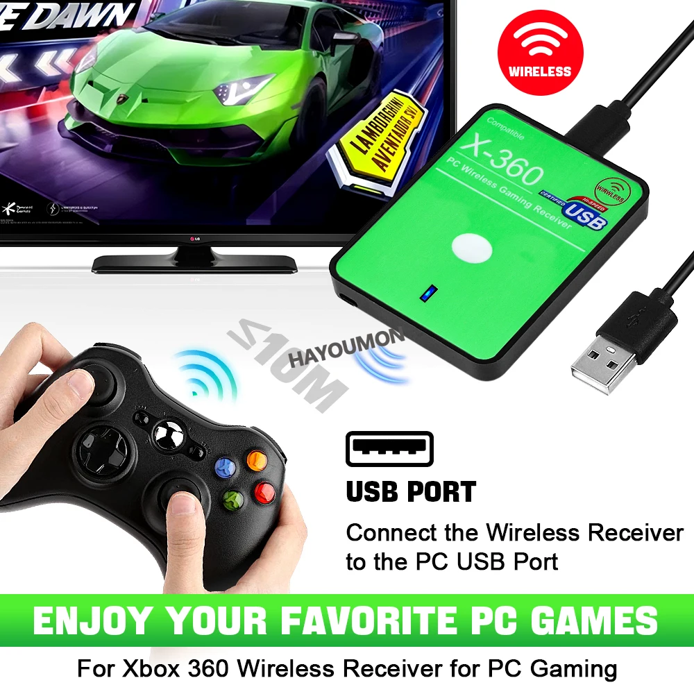 Adaptador USB Receptor de Jogo - Play Gaming Accessories Xbox Controller avaliação e preço